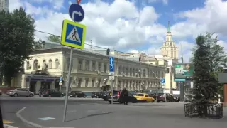 Taxi Ride Moscow Russia 6-8-2016
