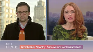 Nawalny Hungerstreik im Straflager - ZDF Morgenmagazin 19.04.2021