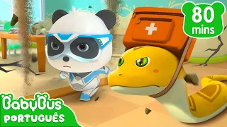 Terremoto! Super Panda e o Sr. Cobra Salvam o Whiskers | Desenhos Animados | BabyBus Português