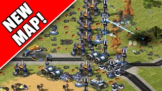 Red Alert 2 | The Grand Canyon | (2 vs 6 + Superweapons)