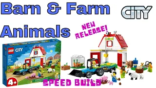 LEGO 60346 City Barn & Farm Animals Speed Build Review