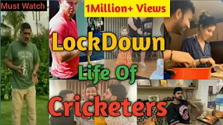 LockDown Life Of Cricketers|ft.Dhoni,De Villiers,Rohit Sharma, Andre Russell, Steven Smith,etc
