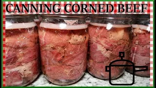 Canning Corned Beef & Corned Beef Hash | Pressure Canning | Home Canned Meat