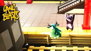 GANG BEASTS - Here Comes The Train Bruh [Melee] - Xbox One Gameplay