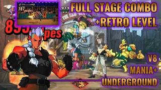 Streets of Rage 4/ V8/ Mania+/ Estel/ Underground Full Stage Combo + Retro Level (227k - WR)!