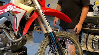 SUSPENSION REMOVAL- 2021 HONDA CRF 450RX- AHM INSIDE LOOK