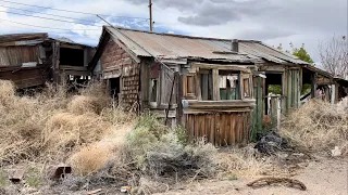 Old decaying abandoned home in the living ghost town of Goldfield, Nevada