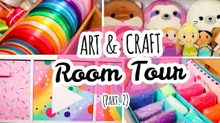 Art Room Tour | Art. Crafts. Squishies. (Pt. 2)