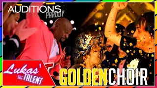 EMOTIONAL CHOIR got GOLDEN BUZZER! | America's Got Talent/Britain's Got Talent PARODY