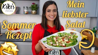 Ich zeige euch meinen liebsten Salat / Honig Senf Dressing - Rezept / Leichte Sommer Rezepte