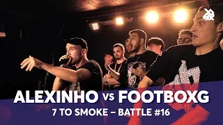 ALEXINHO vs FOOTBOXG | Grand Beatbox 7 TO SMOKE Battle 2019 | Battle 16