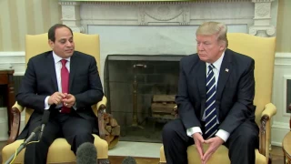 WATCH: President Donald Trump and Egyptian President Abdel Fattah el-Sisi In White House (FNN)