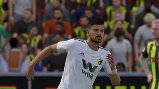 FIFA 19 Watford vs. Wolverhampton Wanderers 18/19