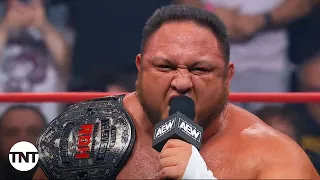 Samoa Joe Makes History And Challenges CM Punk To Make History At All In | AEW Collision | TNT