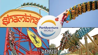 Top 10 Roller Coasters at PortAventura World | Salou, Spain (2023)