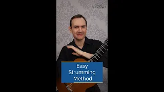 Easiest Strumming Method for Guitar - Any Style #shorts