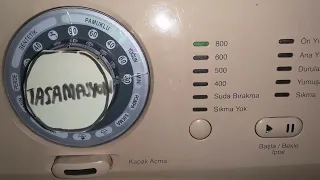 Arçelik çamaşır makinesi ışıkları yanıp sönüyor arıza hata kodu tespit açıklamaya bakın