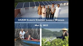 USAID Climate Strategy Launch Webinar (May 4)