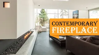 40+ Contemporary Fireplace Living Room Designs To Fill Your Home With Style And Warmth