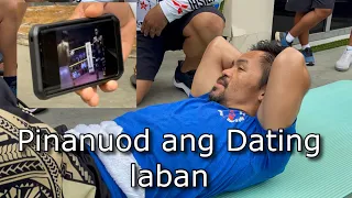 Manny Pacquiao pinanuod ang dating laban kontra sa boxer ng kanyang Assistant Coach Nonoy Neri