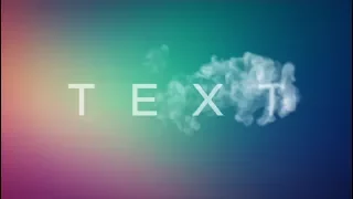 After Effects Tutorial: Smoke Text Effects