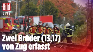 🔴 Landshut: Zwei Brüder (13, 17) von Zug erfasst – tot! Ein ganzer Ort unter Schock | BILD LIVE