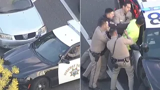 Wild chase: CHP tricks suspect, boxes him in before arresting him