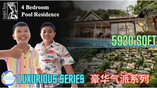 Phuket Luxurious Villa Series: Indochine 4 bedroom Pool Residence Epic! 超豪华!