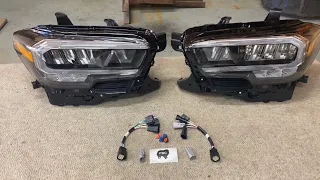 2020 #Toyota #Tacoma OEM Led Headlights Upgrade & Install on my 2019 Tacoma