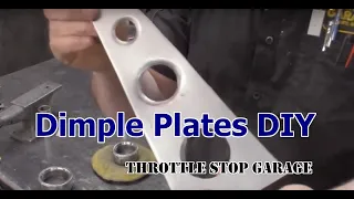 DIY Dimple Plates - No fancy tools.