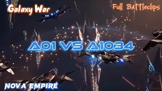 Nova Empire | First Galaxy War A01 vs A1034 | Cinematic Movie - Exclusive