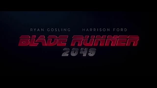 Tomorrow | Blade Runner 2049 | In Cinemas October 6