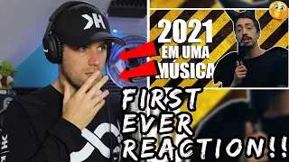 Rapper Reacts to 2021 EM UMA MÚSICA | Inutilismo FOR THE FIRST TIME!!