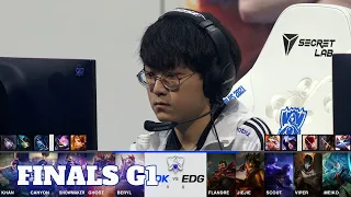 DK vs EDG - Game 1 | Grand Finals S11 LoL Worlds 2021 | DAMWON Kia vs Edward Gaming - G1 full game