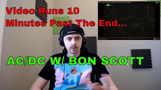 AC DC - Highway to Hell with Bon Scott - 1979 [REACTION] (Video Ends at 7:17)