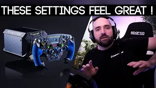 Good Fanatec DD Wheel Settings That Feel Fantastic With All sims !