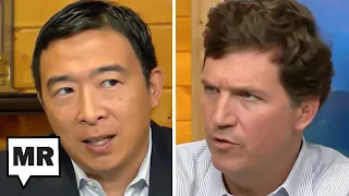 Andrew Yang Leaves Democratic Party To Hang With Tucker Carlson
