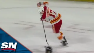 Flames' Yegor Sharongovich Shows Off Nasty Hands Before Firing Home Backhand Beauty vs. Coyotes