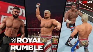 WWE Men's Royal Rumble match 2024 Highlights | WWE 2K23 SIMULATION