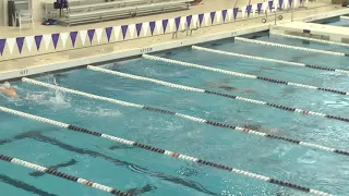 Kenyon's David Fitch Swims Faster than the NCAA D3 Record in the 100 Yard Fly