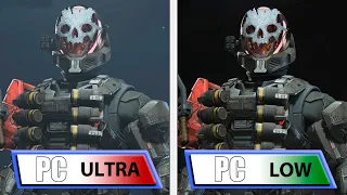 Halo Infinite | LOW vs ULTRA | PC Graphics Comparison | Multiplayer