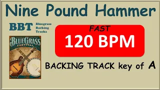 Nine Pound Hammer 120 bpm bluegrass backing track