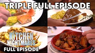 The WORST Food From Season 4 | TRIPLE FULL EP | Kitchen Nightmares