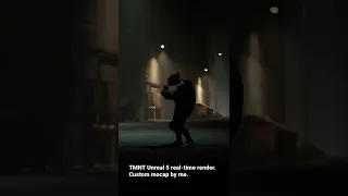 Ninja Turtle real-time render in Unreal 5 with custom mocap