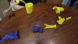 Hungry shark world with playdoh