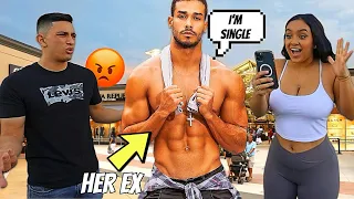 GETTING EXCITED THAT MY EX IS SINGLE!! *PRANK ON BOYFRIEND*