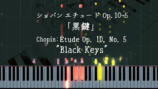 Chopin: Etude Op.10, No.5 in G-flat Major "Black Keys" [Piano]