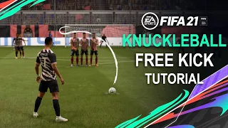 FIFA 21 | KNUCKLEBALL FREE KICK Tutorial | Playstation & Xbox