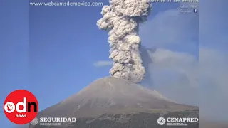 Mexico's Popocatepetl Volcano Erupts in Spectacular Fashion