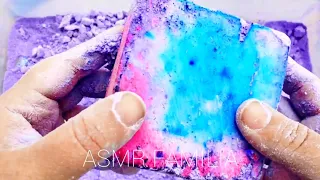 SATISFYING ASMR 1 HOUR FOR SLEEP 🌈 40 BLOCKS DYED GYM CHALK COMPILATION 😴 SLEEP AID 🎧 ASMR FAMILIA